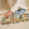 Stacking Train Tractor Little Farm FSC